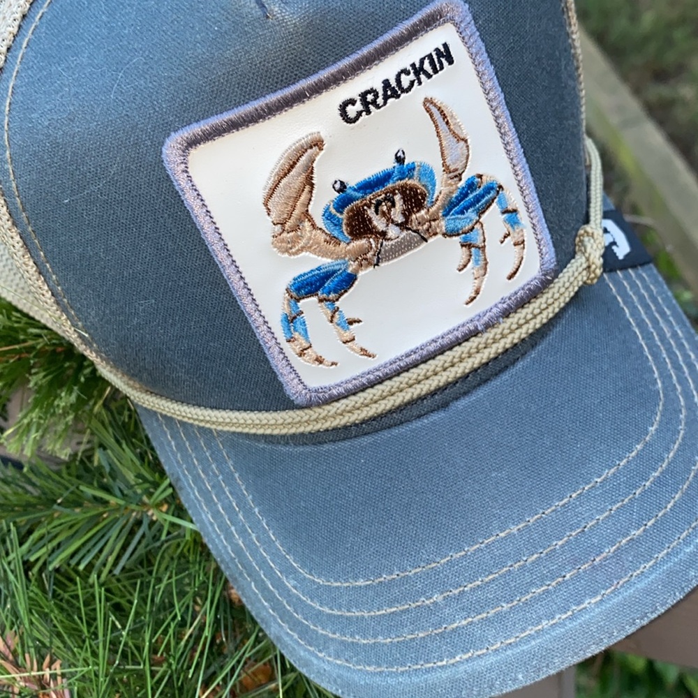 SOLD SOLD The Farm Goodrin Bros (Rare) Mens Crackin Trucker hat - Picture 2 of 10